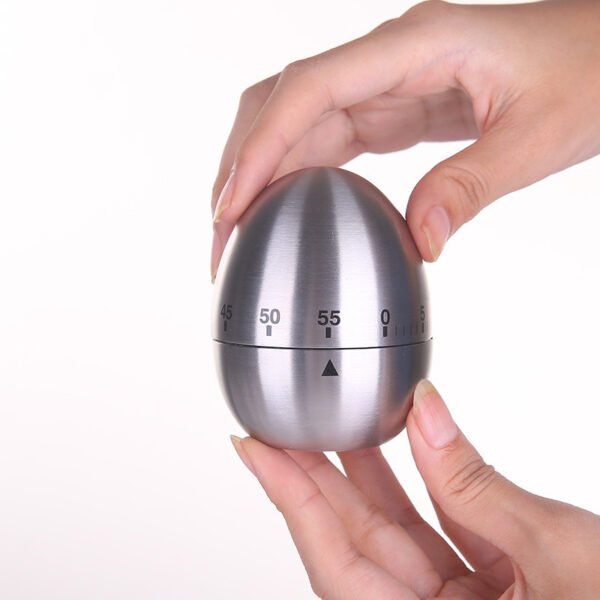 Kitchen egg-shaped mechanical reminder