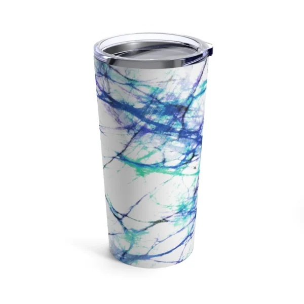 Coffee Tumbler 20oz with winter fabric texture