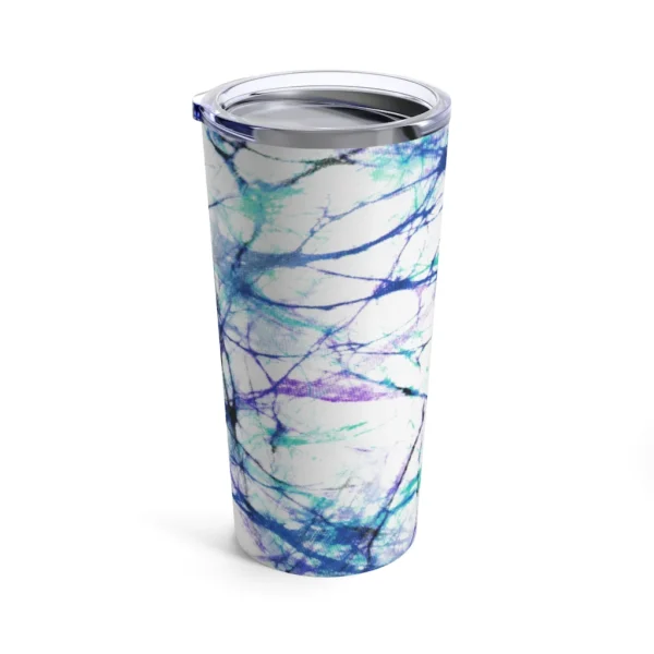 Coffee Tumbler 20oz with winter fabric texture