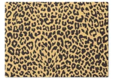 Cutting Board Leopard Design Pattern