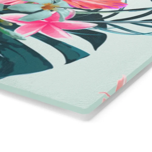 Cutting Board with Beautiful Spring Summer Background