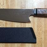 Resin Wood Handle Chef Knife Damascus photo review