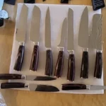 Damascus Steel Kitchen Knife Set photo review