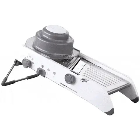 Adjustable Mandoline Vegetable Slicer in Action