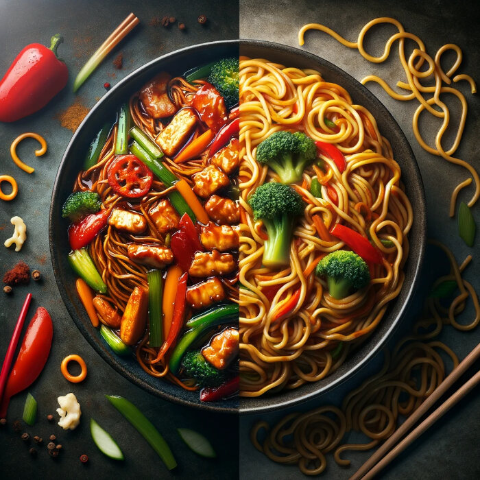 Chow Mein vs Lo Mein