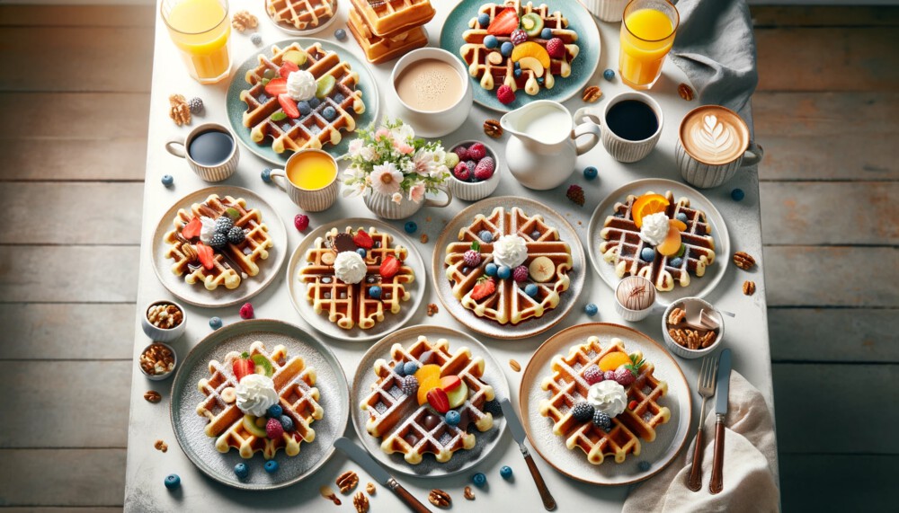 belgian waffles mix