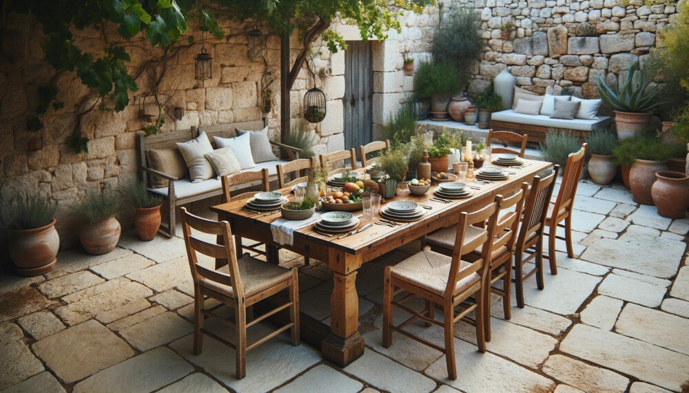 outdoor dining table extension