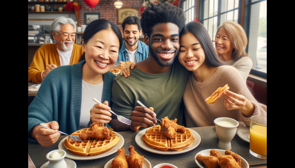 waffle and chicken near me